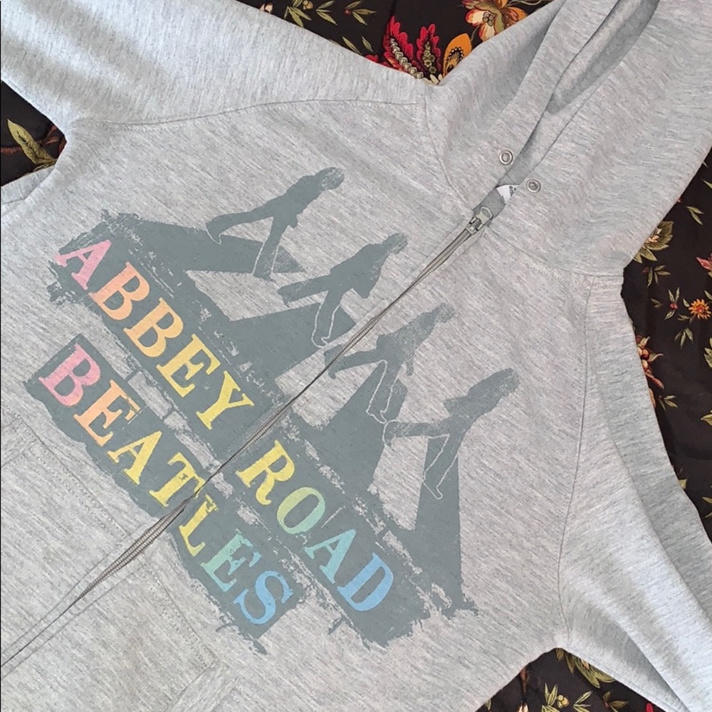 Abbey Road Beatles Zip Up Hoodie